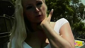 hey these busty blondes finger each other poolside