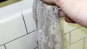 roommate's thongs make dick crazy hard then fucked her 💦🍆