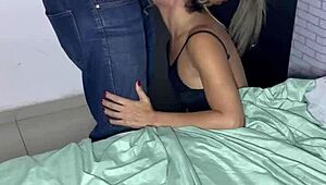 whoa belinha gifts hubby's pussy to bodybuilder couple at beach, gets lingerie tease, outdoor fucking and double creampie 😍👅💦