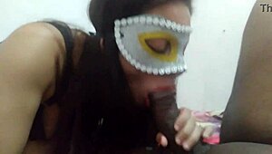 creampie blowjob with hot sucking action 😍💦