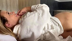 Dad's gone, time to sneak fuck hot stepmom deep?