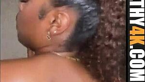 Don Sudan Destiny Mira teases big tits ass before pov deepthroat mommy blowjob