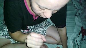 Amateur Ivana delivers sloppy deepthroat blowjob with intense eye contact and gagging sounds