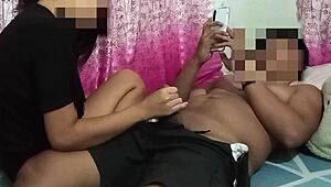 wanna watch this pinay teen couple ride cowgirl style?