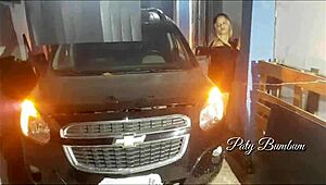 BIG ASS Latina Amateurs Break Car in Favela Reality Fetish