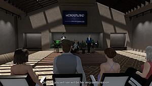 let's dive into caroline's lesbian strapon outdoor fantasies with redhead group wonderland finale!