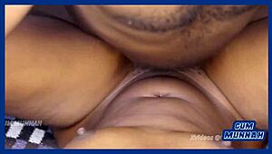 wet pussy soaks dick in rough missionary with hairy bbc massive cum inside and out