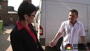 experienced german woman enjoys intense bedroom encounter