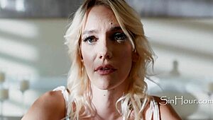 Adorable Blonde Drops Underwear for Taboo Game with Horny Bestie!