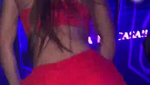 Nick Rodrigues dances funk with naughty Brazilian novinha at public baile voyeur outdoor