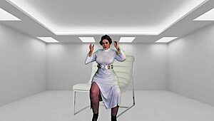 granny princess leia cosplay fantasy with darth vader leads to taboo creampie missionary pounding