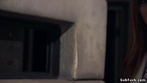 Big Tits Intern Bound and Anal Fucked in BDSM Bondage