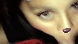 madura mexicana chupa verga gorda en snap secreto