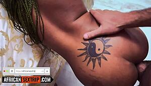 i feel my petite ebony teen pussy stretched aching by huge white cock deepthroat domination