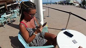 he lured her off the street with promises of cream and clit play