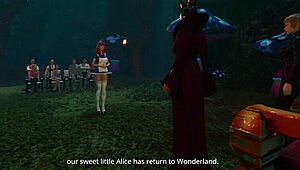 let's dive into caroline's lesbian strapon outdoor fantasies with redhead group wonderland finale!