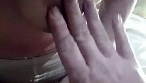 Show off those saggy natural big tits after losing the bet!