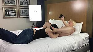 violet vixen trailer part 2 close up with shaved pussy dildo fucking and anal fingering