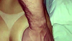 Wife squirts from big dick bareback pounding while husband watches her mistreat