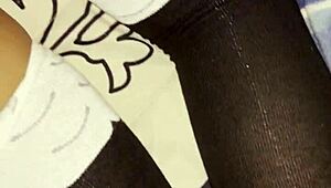 semen floods curvy sexy neighbor's fat ass after anal slut pounding