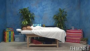 bold massage seduction leads to intense oily body rubbing and hardcore penetration