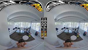 Stepsister Mae Milano Stuffing Stepbro's Dick Deep in Her Mouth Makes Him Moan Wildly