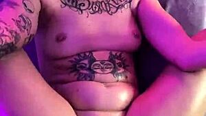 POV latina nerd tattoo slut begs for pussy licking and missionary fucking