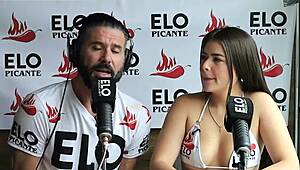 ema ribeiro jumps into elo podcast challenges with cute colombian casting interview vibes