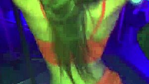 Nick Rodrigues dances funk with naughty Brazilian novinha at public baile voyeur outdoor