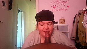bbw brit sucks fat interracial cock homemade hd