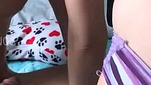 oh daddy pump that fat cock deep in my creamy tight 18+ pussy yeah cum inside me! 🥵💦