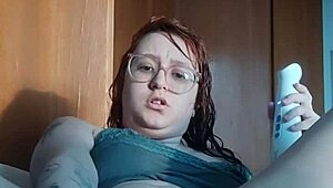 whoa this chick's wrecking her tight ass on video call total leak vibes