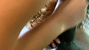 hot stepdaughter and curly latina friend fuck stepdad bareback