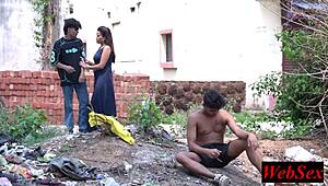 indian girl reunites with love for romantic outdoor sex 😍💋