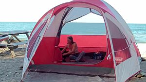 hey milf wife wanna bang on the beach with these guys?