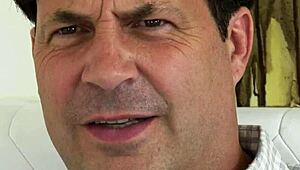 ebony stepteen kneels for hardcore amateur facial blast