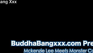 Wanna see mckenzielee's first time ebony pussy pounded hardcore with cumshot?