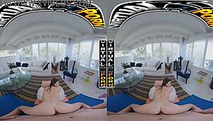 Stepsister Mae Milano Stuffing Stepbro's Dick Deep in Her Mouth Makes Him Moan Wildly