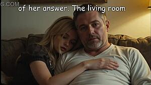 the lonely 50-year-old boss man craves his young blonde maid's tight body in forbidden romance