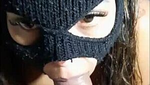 latina amateur sucks big monster cock before anal assfucking creampie in bedroom