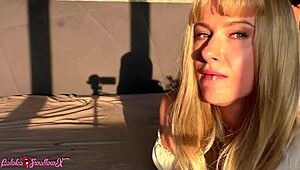 WILD MINX SUCKS TEACHER'S HUGE COCK AND SWALLOWS EVERY DROP!