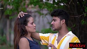 indian girl reunites with love for romantic outdoor sex 😍💋