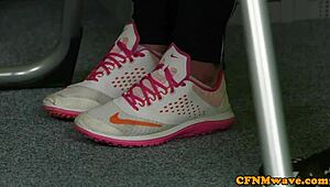 euro femdom babes, why tease and suck these naked guys' dicks so humiliatingly in cfnm?