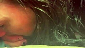 Sexy Wife Deepthroats Hubby’s Cock in Public Sex Shop Outfit