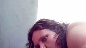 BBW Milf Sucks Cock Swallows Huge Cum Load