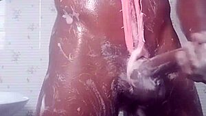 Just chilling and playing around under the warm shower spray today