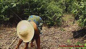 i finger stepmom's wet pussy then fuck her raw on the farm doggystyle cowgirl