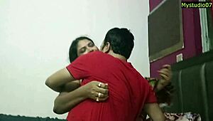 Desi Bhabhi Hidden Cam Rough Sex Ends In Creampie Bang