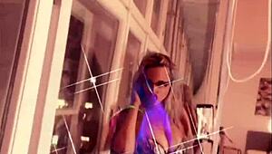 HUGE BLONDE FEET FETISH IN GLASSES MIRROR LIPSTICK FINDOM GOALDIGGER RELEASE