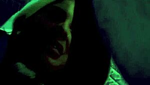 petite milf lolly dames sneaks pov blowjob while stepdad sleeps next door